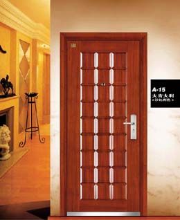 security door(steel wood door)