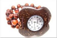 watches done en material coconut, coconut watches