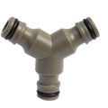 Three-way hose coupling 