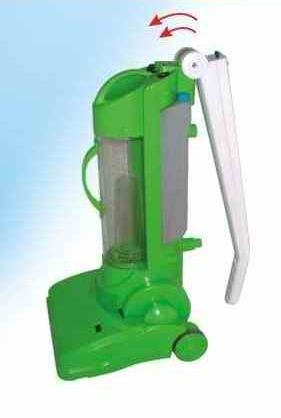 Upright steam vacuum cleaners