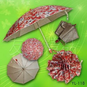 two folding manual open umbrella, mini umbrella 