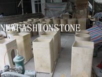 stone pedestal sink, bathroom vanity, vanitytop