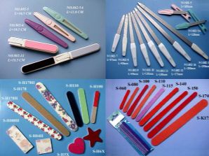Emery Boards, Nail Files, Nail cutter, Foot Files etc