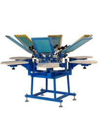 screen printing machine 6-color 