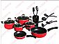 non stick cookware set 17 PCS