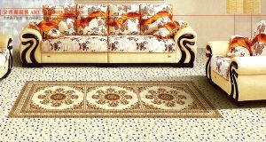 Crystal polished ceramic floor tiles