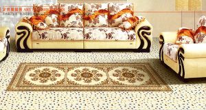 Crystal polished ceramic floor tiles