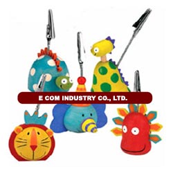 Wood Animal Memo Clip