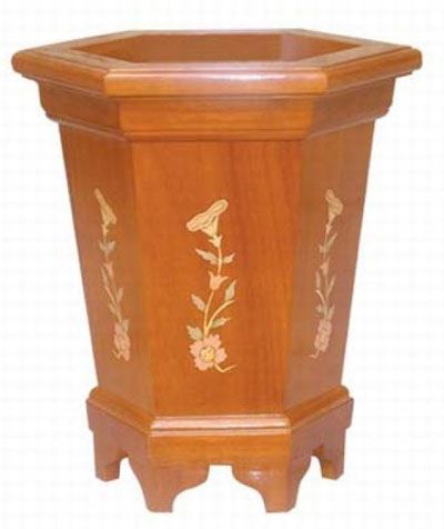 wooden flowerpot 5