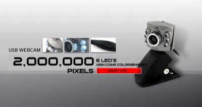 2 Mega Pixels webcam