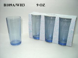 blue tumbler glass
