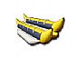 inflatable banana boat, water slide