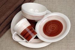 Hand-painted 16pc dinner set