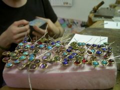 hand crafted 925 carat silver / gems exlusive jewelry 