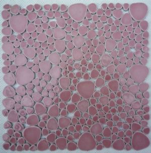 Polygonal Ceramic Mosaic, Pebble Ceramic Mosaic