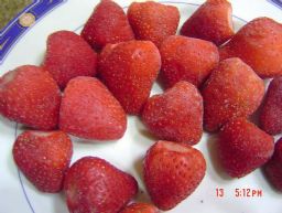 Frozen strawberries