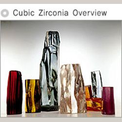 Cubic Zirconia, Synthetic Stones, Loose stone 