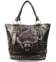 synthetic leather handbag