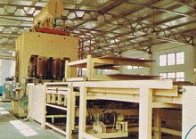 Throughfeed press machine