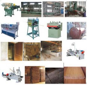 Strand weave Bamboo wood press Machinery production