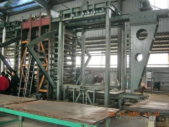 Construction moulding board production line