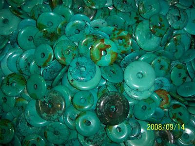 turquoise nugget beads