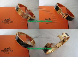HERMES black-gold bracelet HR31