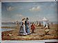 beach oil painting