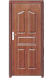 pvc coating 5 panel steel door