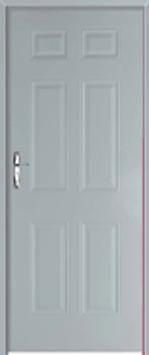 residential 6 panel steel door