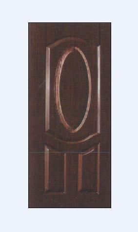 3 panel with small oval pvc coated door