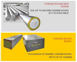 Forged steel round bar/mould