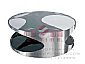 Stainless circular coffee table