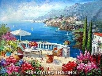oil painting-mediteranean
