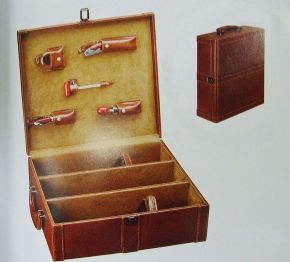 leather wine box 
