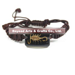 real bug Acrylic Lucite  resin bracelect jewelry