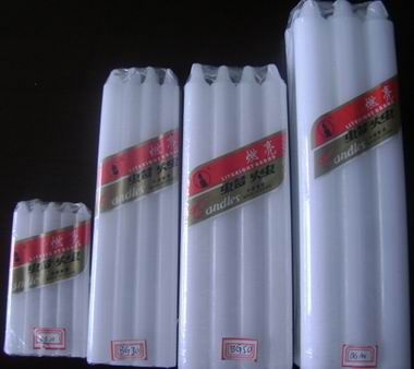 White Candle, Household Candle, Pillar Candle