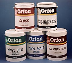 All types of paint