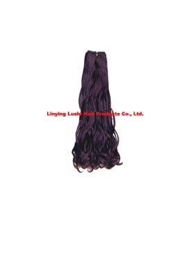 Italy curl human hair weft