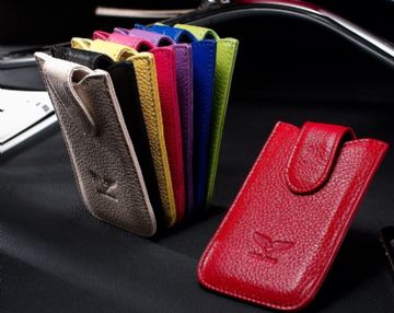 Baron genuine leather case for iphone 4