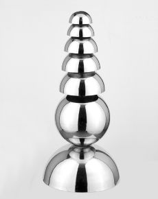 Stainless steel garden features