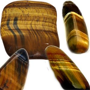 Tiger's Eye Tumbled Stones