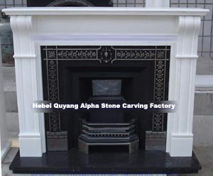 Marble fireplace002