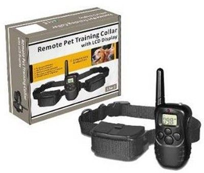 Dog Training Collar Shock  Vibrate w/ Deluxe Remote