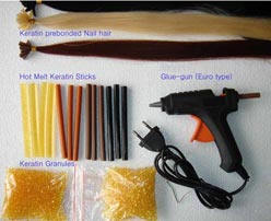 hair glue stick gun