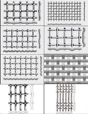 High carbon steel crimped wire mesh