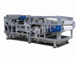 Horizontal belt filter press