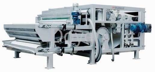 Belt press for municipal sludge treatment