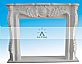 Marble fireplace mantel 