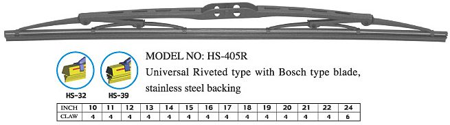HS-603 double type  wiper blade